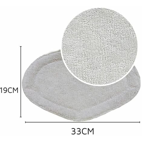 Remplacement pour Polti Vaporetto Brosse Vaporforce, Produit Authentique pour Smart 35Mop, Smart 40Mop - 6 pièces