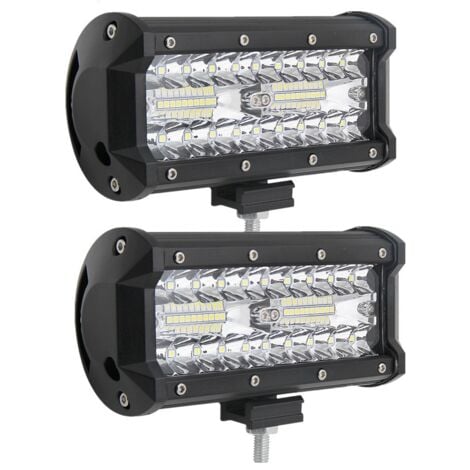 Phare de Travail Led Tracteur 2PCS 120W 17.8cm Projecteur LED