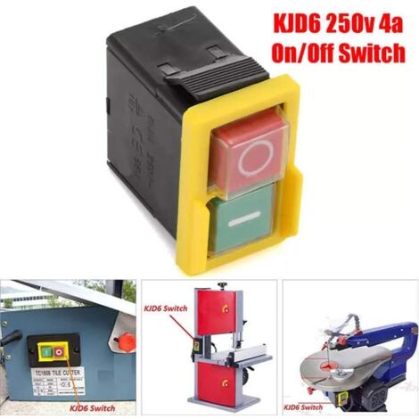 Interrupteur de remplacement universel 250V 4A NVR sécurité étanche anti-poussière pour broyeur électromagnétique