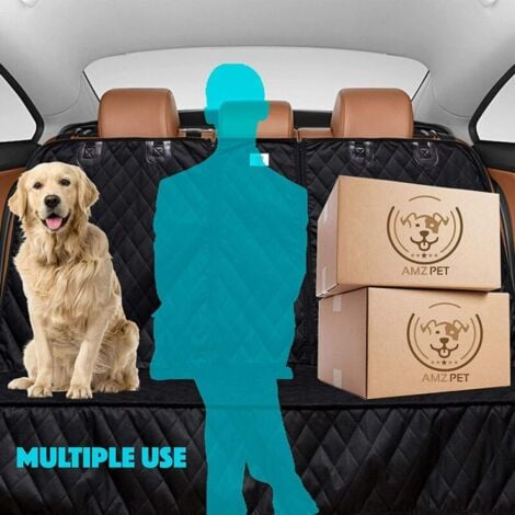 Housse de Protection pour Siège Arrière de Voiture Noir pour Chien, Animal de Compagnie, Enfant, Passagers de Taxi  Protège des Rayures, Imperméable  Taille Universelle