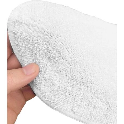 4 Vadrouilles de Rechange Lavables pour Polti Vaporetto Brosse Vaporforce PAEU0332, Lingettes Reutilisable Pour Brosse PAEU0332 Polti Vaporetto