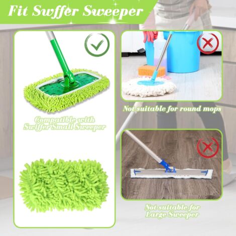 64 Chiffons Balayage Secs Compatibles Swiffer - Recharge Jetable