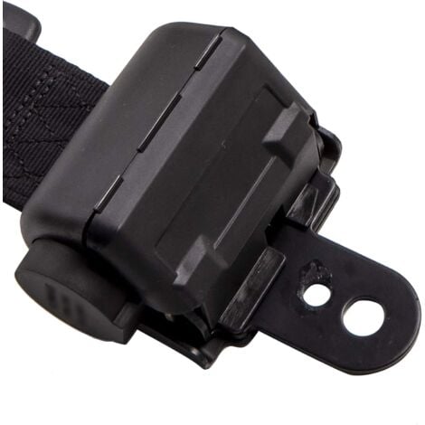 Universal rétractable Voiturette Ceintures de sécurité Kit, 2 Points Siège Ceinture de sécurité Kit de Suspension pour Go Kart/Club de Golf Panier (120cm, Set of 2)
