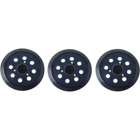 125 mm Plateau de ponage Compatible avec Makita 743081C8 Remplacer le BO5010 BO5041KC Disques de ponage 8 trous(3 pices)