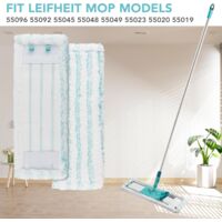 Lot de 3 Housses de Rechange Compatibles avec Leifheit Professionnel XL Micro Duo, Housses en Microfibre efficaces pour Tous Les sols, avec Une Forte Absorption d'eau et Une décontamination