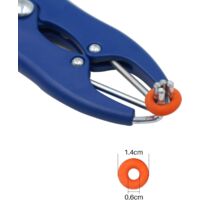 Pince De Castration Pour Moutons Et Animaux - Kit Avec 100 Anneaux Élastiques En Caoutchouc - Acier Inoxydable