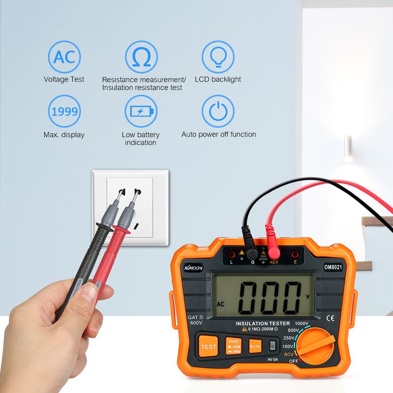 SEENLIN Kkmoon Unique Phase Ecran Lcd Compteur Numerique Ac Tension  D'Alimentation Ca Courant Frequence Energie