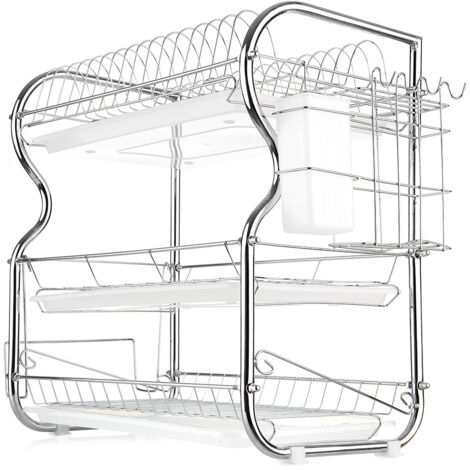 Support Haltères ZERRO 3 Niveaux - Capacité 400kg, 65x40x65cm, Pour Haltères, Kettlebells, Disques