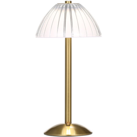 Kabellose Tischlampe, wiederaufladbare USB-LED-Schreibtischlampe mit Touch-Steuerung, dimmbar, 3 Lichtfarben, Nachttischlampe, Leselampe für Bars, Restaurants, Cafés
