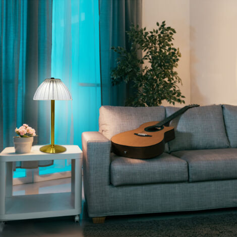 Kabellose Tischlampe, wiederaufladbare USB-LED-Schreibtischlampe mit Touch-Steuerung, dimmbar, 3 Lichtfarben, Nachttischlampe, Leselampe für Bars, Restaurants, Cafés