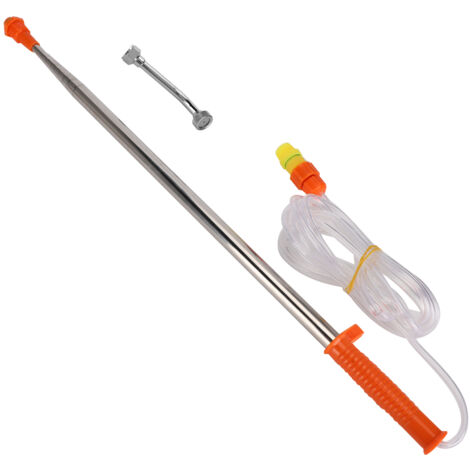 Baguette De Pulvérisation Acier Inoxydable 73,7 Cm - Buse Réglable, Poignée Ergonomique, Pour Jardin Et Lavage Auto