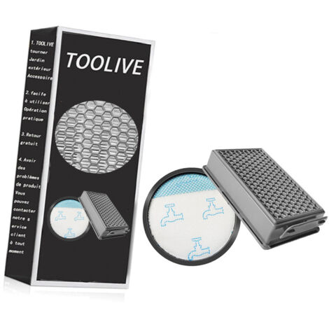 Toolive – Lot de filtres HEPA de rechange pour aspirateurs Rowenta Compact Power XXL – Filtration efficace – Compatible modèles RO4811EA RO4871EA RO4855EA - RO4826EA-toolive