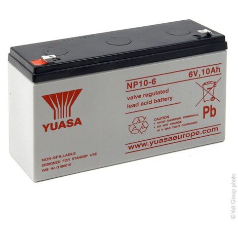 BATTERIA YUASA NP10-6 6V 10Ah
