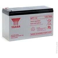 Batteria YUASA NP7-12 NPW36-12 Piombo PB 12 Volt 7000 MAh Con Contatti Da 4,8 Mm | NP7-12 - Foto 2
