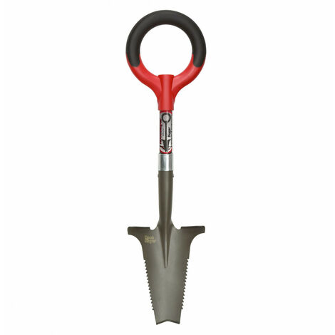 Mini-Digger - ROOTSLAYER™ - Rot - Erwachsene - Ideal für Outdoor-Aktivitäten - V-förmiger Kopf - Geschliffener Kohlenstoffstahl