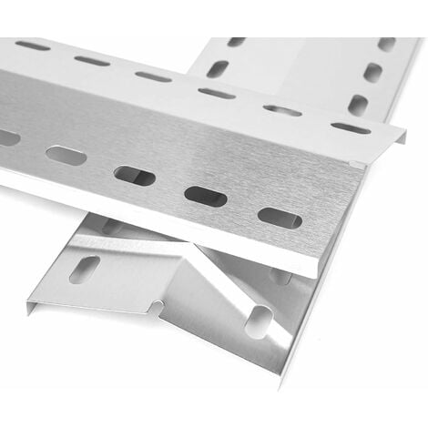 GFTIME 36,5 x 12 cm Edelstahl Universal Brennerabdeckung Heizplatte Ersatzteile für Enders Chicago 3, Enders Boston Pro 3K, Enders Boston 6 Kr Turbo, Tepro 3561, Barbecook Brahma 4.0, 3 Stück