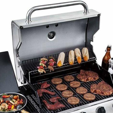 GFTIME Gusseisen Grillrost für CharBroil Gas2Coal 330, Charbroil Advantage Series, Barbecook Siesta 310, Landmann Triton 3&4, Profi Cook PC-GG 1058/1059, Grillrost Ersatzteile 43 x 21cm 3 Stück