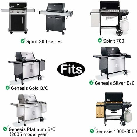 GFTIME 7641 Grill Warmhalterost für Weber Spirit 300 E/S/SP 310 320 330, Spirit 700, Genesis Silver/Gold/Platinum B & C, Platinum I und II, Passt Nicht Spirit II E/S 310 oder GENESIS 310 320 Series