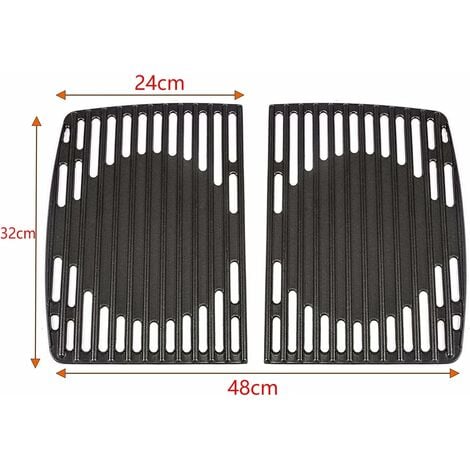 GFTIME Gusseisen Grillrost Set für Enders Gasgrill, Enders Urban, Enders Urban Pro, Enders Explorer, Enders Explorer Pro, Massives Gussrost Zubehör，2 Stück