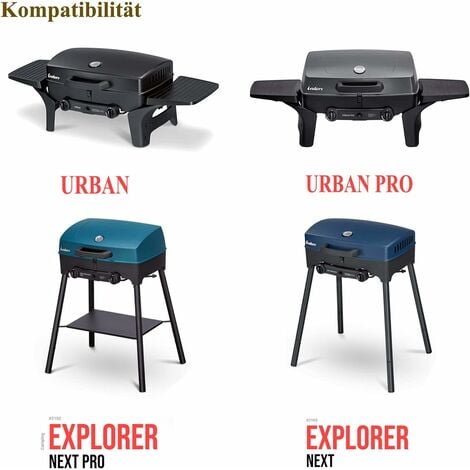 GFTIME Gusseisen Grillrost Set für Enders Gasgrill, Enders Urban, Enders Urban Pro, Enders Explorer, Enders Explorer Pro, Massives Gussrost Zubehör，2 Stück