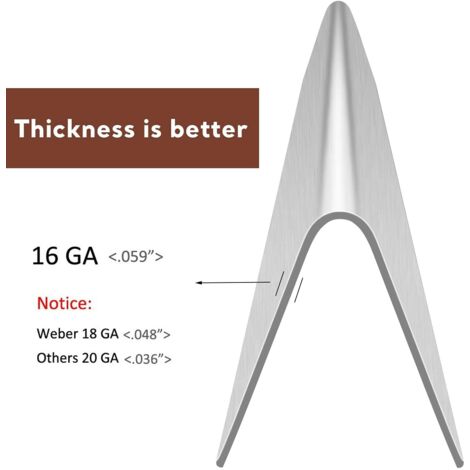 GFTIME 7540 62,2cm Flavorizer Bars für Weber Genesis 300 E-310, E-320, S-310, S-320, CEP-310, CEP-320 mit 3 seitlichen Bedienknöpfen (2007-2010), Edelstahl Heizplatte Ersatzteile für Weber 7539 7540