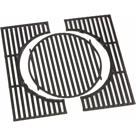 GFTIME 43 x 42cm Gusseisen Switch Grid Rost-in-Rost System für Enders Boston 3, Enders Monroe Pro 3, Charbroil, Barbecook Siesta 310, Barbecook Manua 2, Landmann Triton 3 & 4, Grillrost Ersatzteile