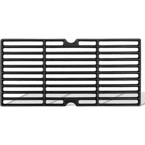 GFTIME 43 x 63cm Gusseisen Grillrost und Grillplatte für Enders Boston 3, Enders Monroe Pro 3, Charbroil, Barbecook Siesta 310, Landmann Triton 3 & 4, Profi Cook PC-GG 1058, Gussrost Grillersatzteile