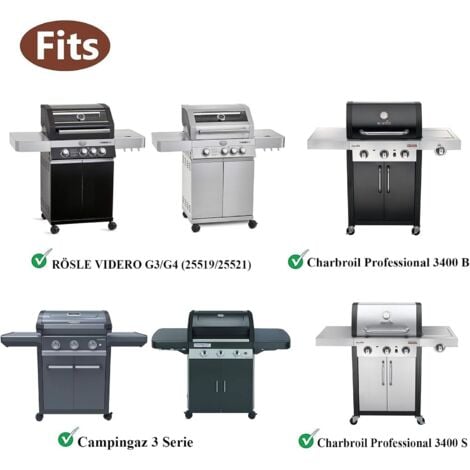 GFTIME 7638 44,5 CM Grillplatte für Weber Spirit I II E310 E320 E330 S310 S320 S330 Gasgrills, Gusseisen-Grillplatten Ersatzteile für Weber Spirit 300 Series, 1 Stück