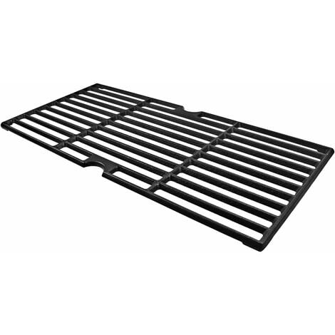 GFTIME Gusseisen Grillrost für Enders Boston 3, Enders Monroe 3 Pro, Barbecook Siesta 310, Landmann Triton 3 & 4, Charbroil, Profi Cook PC-GG 1058/1059, Grillrost Ersatzteile 43 x 21 cm 2 Stück