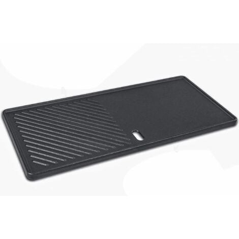 GFTIME 43 x 20,5 cm Gusseisen Grillplatte für Enders Boston 3, Enders Monroe Pro 3, Proficook PC-GG 1058/1059, Charbroil Performance 2 & 3, Gas2Coal 330, Charbroil Advantage 225s, 1 Stück