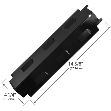 GFTIME Universal Ersatzteile für Charbroil, Barbecook Vanilla, Barbecook 300 Gasgrill, Tenneker TG4, 36,5cm Brenner, 37cm Brennerabdeckung und Crossovers, Flammenverteiler Rohrbrenner Ersatz, 4 Pack