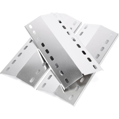 GFTIME 40 x 17 cm Brennerabdeckung Heizplatte Ersatzteile, Edelstahl Flammenverteiler Hitzeschild Zubehör, 3 Stück