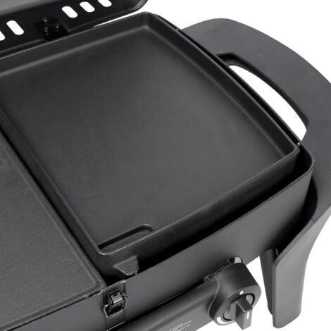 GFTIME Gusseisen Grill-Wende-Platte für Enders Urban, Urban Pro, Explorer, Explorer Pro, Grillplatte Grill-Zubehör, Massive Grill-Gussplatte, Grillpfanne für Enders 2075, 1 Stück