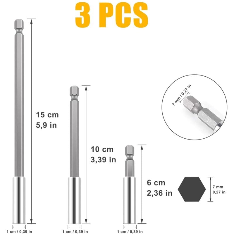 Leatherman Set porte embout, Set d'embouts de vissage Argent, 10 pièce(s),  Croix, Phillips, Torx, Acier inoxydable