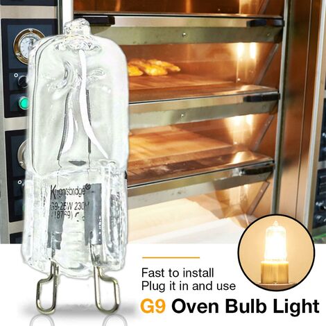 G9 Lampe halogène culot Bulb 40w 220/240 frigo four haute