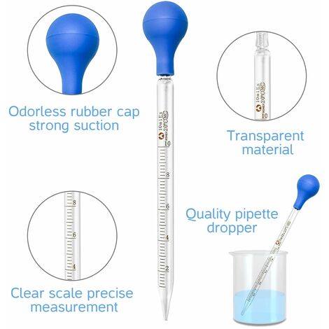 Pipettes graduées en verre (lot de 2) - Autre