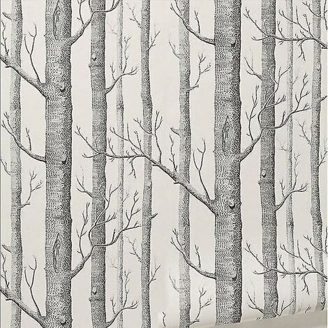 Bouleau arbre papier peint décor moderne papier peint rouleau forêt bois papiers  peints pour chambre