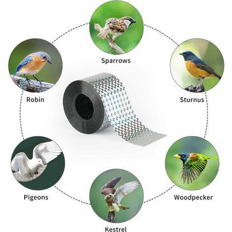 Effaroucheur Oiseaux 4 Pièces - Hibou Anti-Pigeons Pour Balcon Et Jardin - Méthode Physique