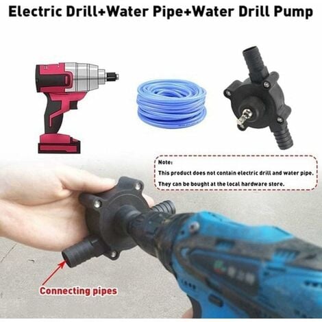 Pompe à eau robuste auto-amorçante à main Perceuse électrique