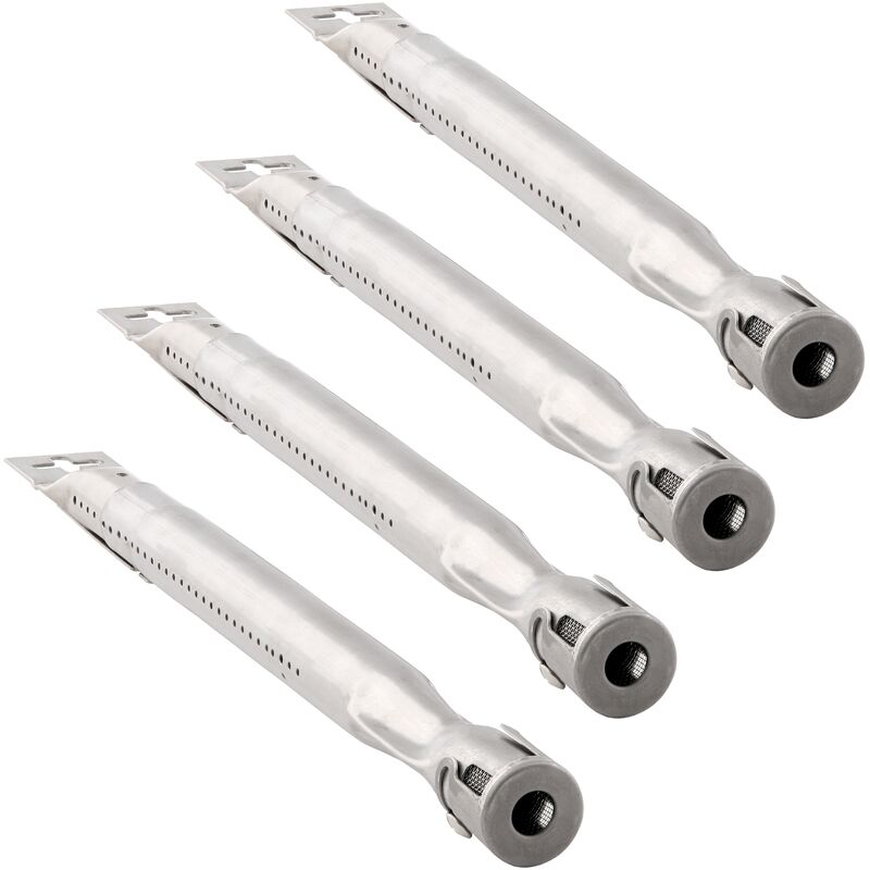 GFTIME 001 31 Cm A 44 Cm Universal Quemador Barbacoa De Gas Piezas De Repuesto Para FirePlus, Fire Mountain, Char-Broil, Cosmo Y Otros Parrilla Barbacoa Acero Inoxidable BBQ (3 Pack