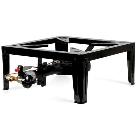 BBQ-Toro Hornillo de gas de hierro fundido  Quemador de gas de 1 anillo 55 x 40 x 18,5 cm  10,5 kW