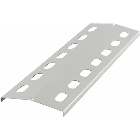 BBQ-Toro Distribuidor de llama de acero inoxidable para parrilla de gas  37,5 x 12 cm  Placa de llama