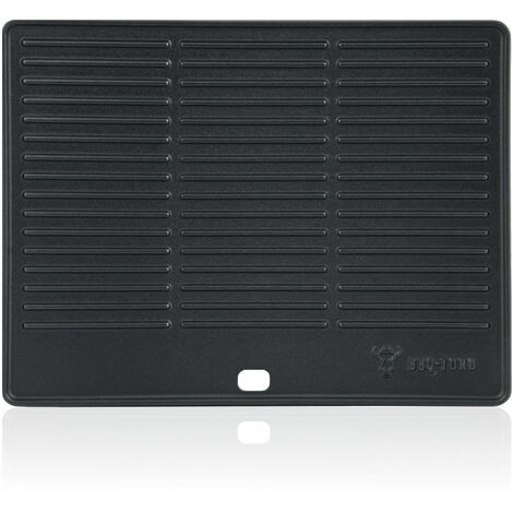 BBQ-Toro plancha de hierro fundido 40 x 31 cm  plancha reversible, esmaltada