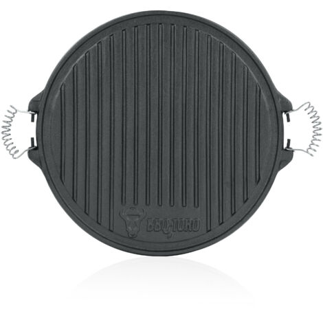 BBQ-Toro Plato de hierro fundido con asas  Ã˜ 42 cm  Plato giratorio, esmaltado