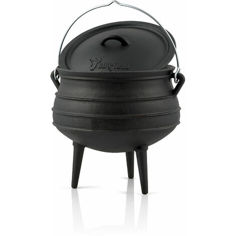 BBQ-Toro Potjie 2, para 4 - 8 personas, 6 litros, olla de hierro fundido (1/5)