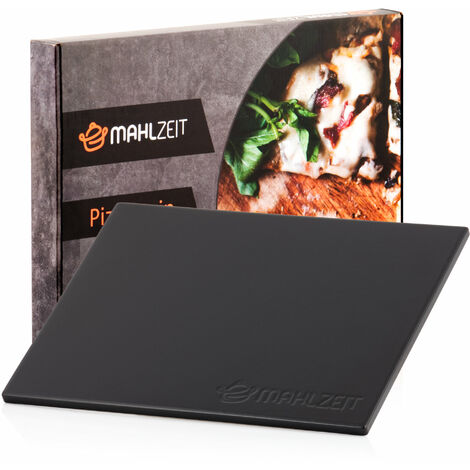 Mahlzeit Piedra cuadrada para pizza 38 x 30 cm placa de piedra para pizza y tarte flambée