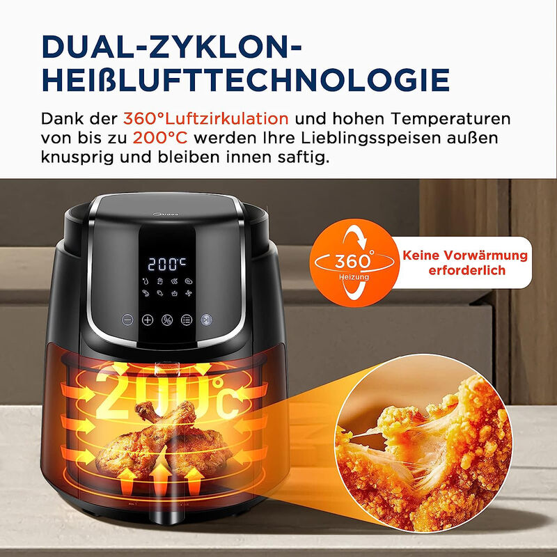 Friteuse sans huile Ninja Foodi MAX Dual Zone AF400EU 2470 W Noir - Achat &  prix