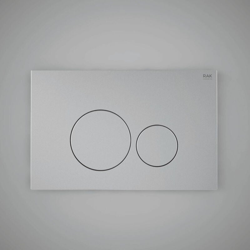 RAK White Flush Plate with Round Push Plates - FSRAKPPL003