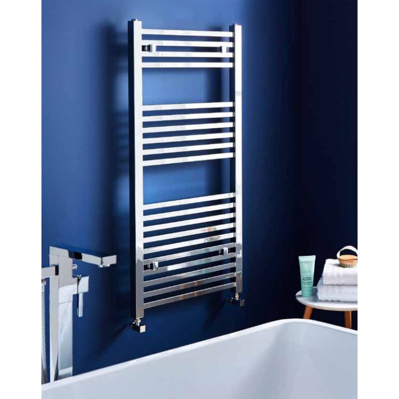 Kartell Chrome 800mm x 600mm Square Towel Rail - SQR608C