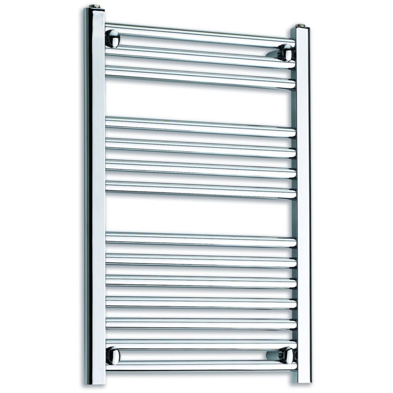 Kartell Chrome 800mm x 300mm Straight 25mm Towel Rail - 25STR308C